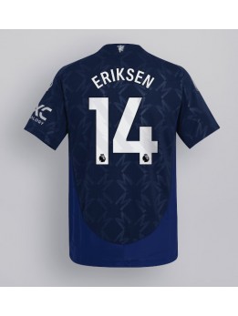 Muži Futbalové oblečenie Manchester United Christian Eriksen #14 2024-25 Krátky Rukáv - Preč